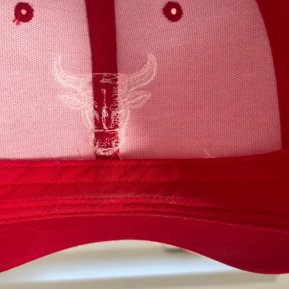 Double B Hat Co Red Snapback Cap - Picture 3 of 3